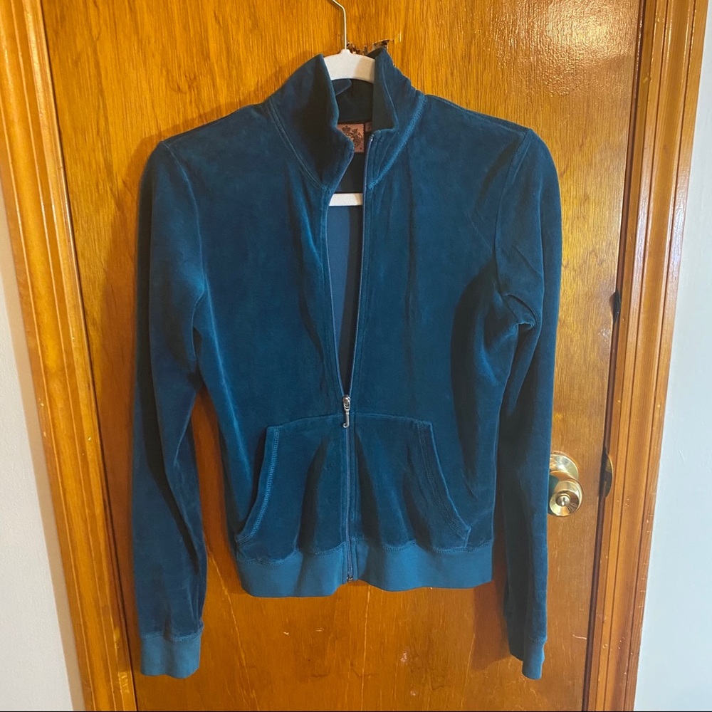 JUICY COUTURE- velour track jacket.